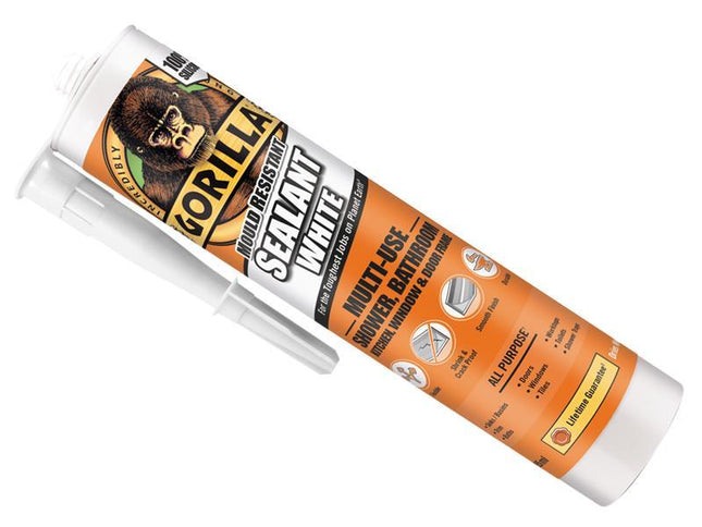 Gorilla Glue Gorilla Mould Resistant Sealant White 295Ml