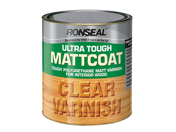Ronseal Ultra Tough Internal Clear Mattcoat Varnish 750Ml
