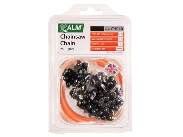 ALM Manufacturing Ch040 Chainsaw Chain 3/8In X 40 Links - Fits 25Cm Bars