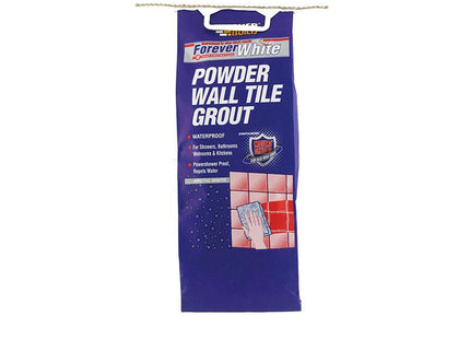 Everbuild Forever White Powder Wall Tile Grout 3Kg