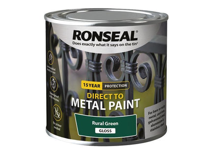 Direct to Metal Paint Rural Green Gloss 250ml