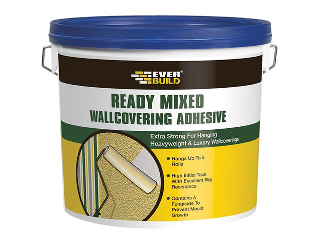 Everbuild Ready Mixed Wallcovering Adhesive 4.5Kg