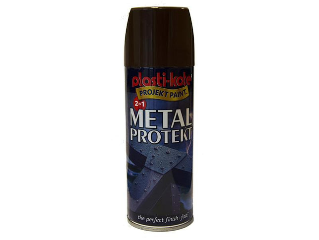 Plastikote Metal Protekt Spray Brown 400Ml