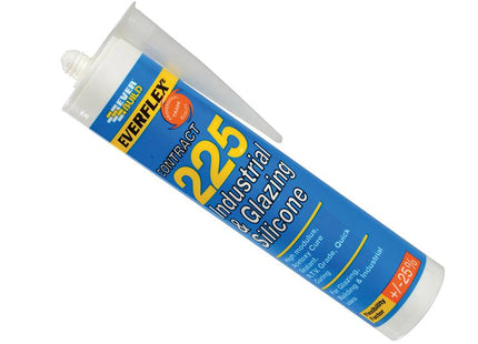 Everbuild Industrial & Glazing Silicone Translucent 295Ml 225