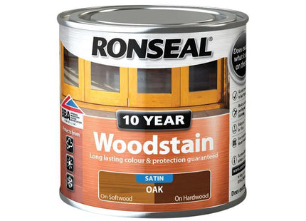 Ronseal 10 Year Woodstain Oak 250Ml