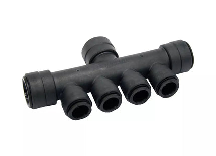 John Guest Speedfit 4 Port Rail Manifold 22 X 15mm
