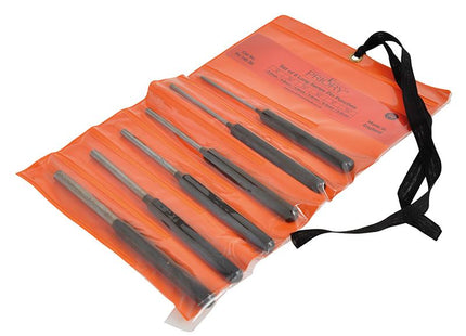 Priory 145-S6 Long Series Pin Punch Set 6 Piece
