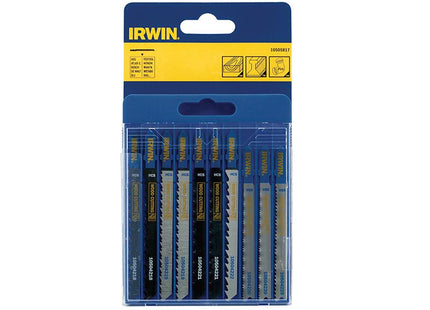 IRWIN Jigsaw Blade Set Assorted 10 Piece Set