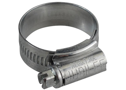 Jubilee (Size 1A)  Zinc Protected Hose Clip 22 - 30Mm (7/8 - 1.1/8In)