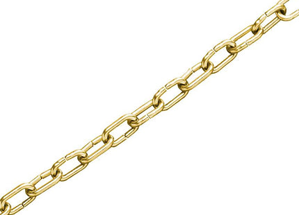 Faithfull Clock Chain Polished Brass 1.6Mm X 10M