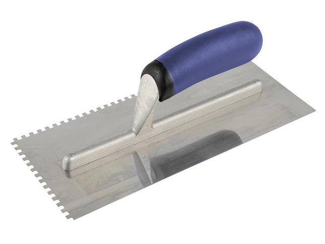 Vitrex Professional Notched Adhesive Trowel 4Mm Stainless Steel 11 X 4.1/2In