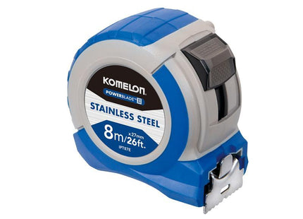 Komelon Stainless Steel PowerBladeª Pocket Tape 8m/26ft (Width 27mm)