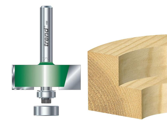 TREND C040 X 1/4 Tct Bearing Guided Rebater 35.0Mm