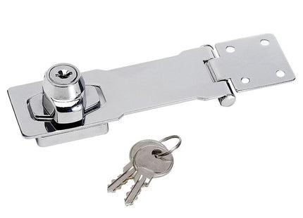 Master Lock Chrome Plated Steel Locking Hasp 117Mm