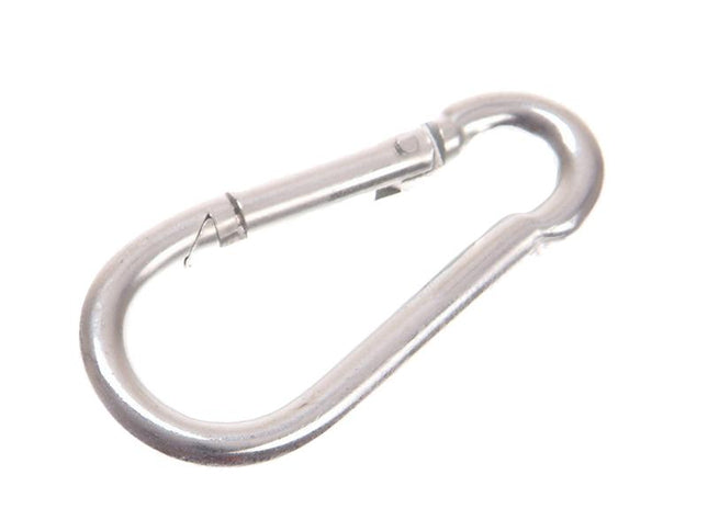 Faithfull Fire Brigade Snap Hook 6Mm Zinc Plated (Pack Of 4)