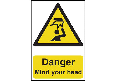 Scan Danger Mind Your Head - Pvc 200 X 300Mm