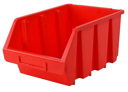 Faithfull Interlocking Storage Bin Size 4 Red 209 X 340 X 155Mm