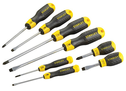 Stanley Tools Cushion Grip Screwdriver Set, 8 Piece Sl/Ph