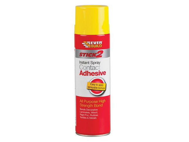 Everbuild Stick 2 Spray Contact Adhesive 500Ml