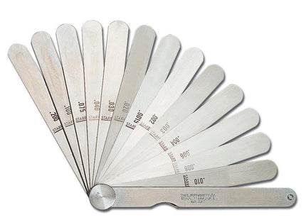 Starrett 467M Feeler Gauge 13 Piece Set 0.04-5Mm