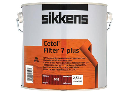 Sikkens Cetol Filter 7 Plus Translucent Woodstain Mahogany 2.5 Litre