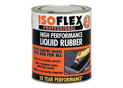 Ronseal Isoflex Liquid Rubber Black 750Ml