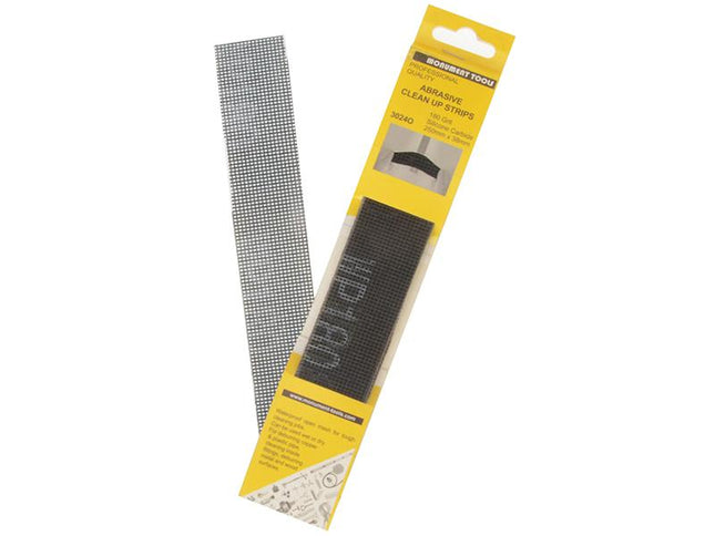 Monument 3024O Abrasive Clean Up Strips (Pack Of 10)