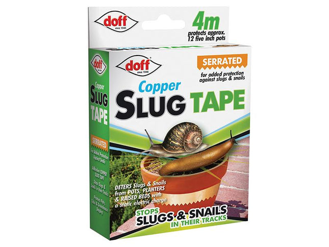 Doff Slug & Snail Adhesive Copper Tape - Cdu 4M