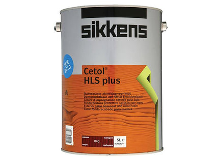Sikkens Cetol Hls Plus Translucent Woodstain Mahogany 5 Litre