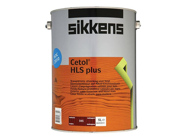 Sikkens Cetol Hls Plus Translucent Woodstain Mahogany 5 Litre