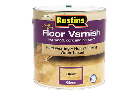 Rustins Quick Dry Floor Varnish Gloss 2.5 Litre