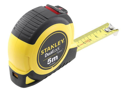 Stanley Tools Duallock Tylon Pocket Tape 5M (Width 19Mm) (Metric Only)