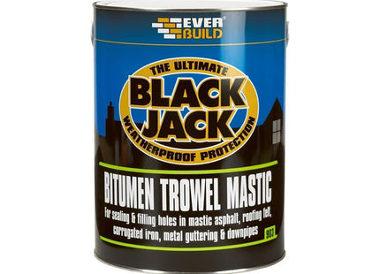 Everbuild Black Jack 903 Bitumen Trowel Mastic 5 litre