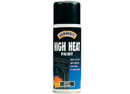 Hammerite High Heat Paint Aerosol Black 400Ml