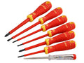 Bahco Bahcofit Insulated Screwdriver Set Of 7 Sl/Ph
