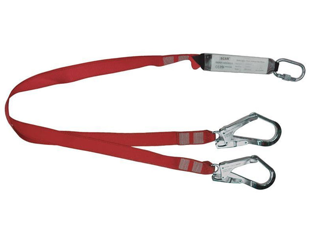 Scan Fall Arrest Twin Lanyard 1.8M