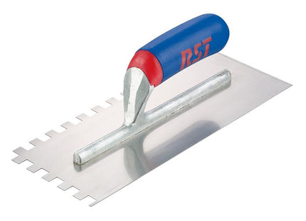 R.S.T. Notched Trowel Square 6Mm_ Soft Touch Handle 11 X 4.1/2In