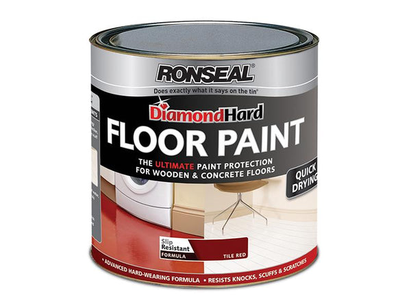 Ronseal Diamond Hard Floor Paint White 2.5 Litre