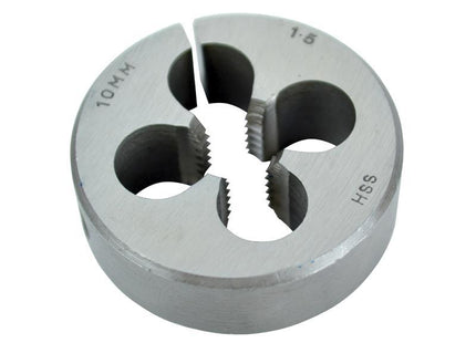 Faithfull Hss Straight Flute Split Die M10 X 1.50 (11/2In O.D)