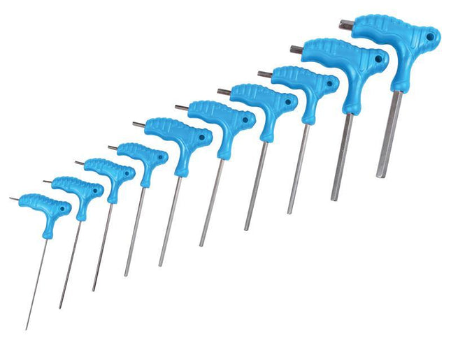 Bluespot Tools Metric T-Handle Hex Key Set,10 Piece (2-10mm)