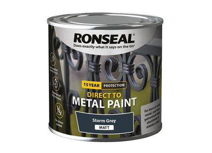 Direct to Metal Paint Storm Grey Matt 250ml