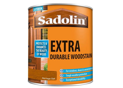 Sadolin Extra Durable Woodstain Heritage Oak 1 Litre
