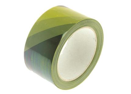 Faithfull Hazard Warning Safety Tape 50Mm X 33M Black & Yellow