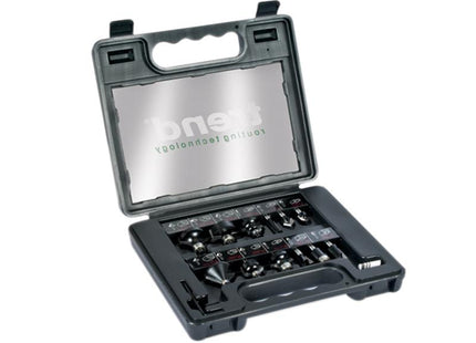 TREND Ss8Tb Tct 1/4In Shank Starter Router Bit Set, 12 Piece