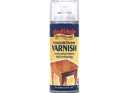 Plastikote Varnish Spray Clear Gloss 400Ml