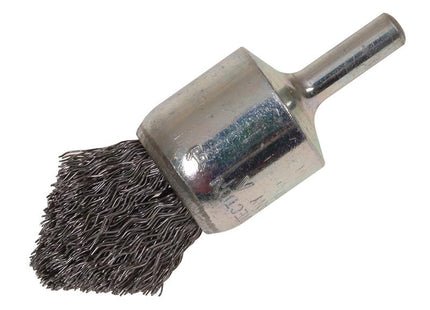 Lessmann Pointed End Brush With Shank 23/68 X 25Mm 0.30 Steel Wire