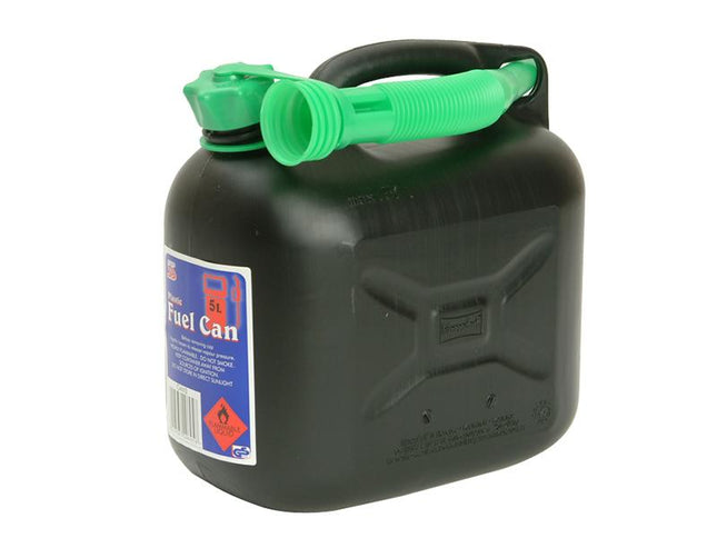 Silverhook Diesel Fuel Can & Spout Black 5 Litre