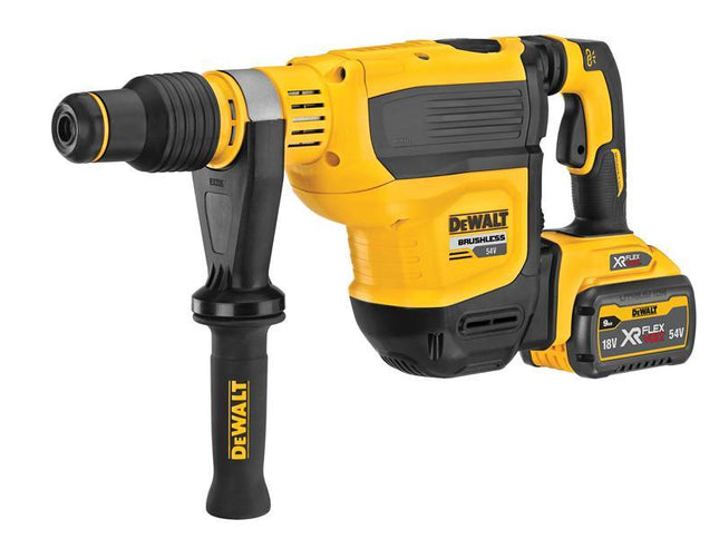 DEWALT DCH614X2 XR FlexVolt SDS Max Hammer Drill 54V 2 x 3.0Ah Li-ion