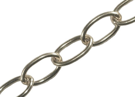 Faithfull Oval Chain 2.3Mm X 10M Chrome