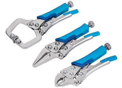 Bluespot Tools Mini Locking Plier Set  3 Piece